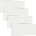 Frienda 4 Pcs Fluorescent Light Covers Replacement Flat Clear Prismatic Acrylic Ceiling Light Cover Panels(23.75" x 47.75" x 0.1")