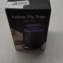 Fruit Fly Traps for Indoors, Fly Trap Indoor Gnat Traps for House Indoor, Effective Fruit Fly Traps Bug Zapper Mosquito Trap for House Plant Pest Control with 10 PCS Refills BK