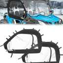 StarknightMT ZForce Cab Enclosure, Soft Upper Doors with Zippered Windows Compatible with CFMOTO ZForce 800 EX/Trail2019-2022/ Zforce 10002018-2019Windproof Soft Windshield for Easy to Get on/off