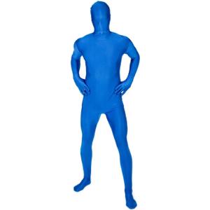 Morphsuits Full Body Costume Halloween Bodysuit, Spandex Bodysuit Costumes Adult, Morph Suits Adults, Mens Halloween Costumes (Medium, Blue)