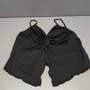 Verdusa Women's Twist Krop Top Black Size XL