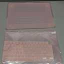 MOSISO Compatible with MacBook Air 13 inch Case M5 2026 M4 2025 M3 M2 2024-2022 A3449 A3240 A3113 A2681, Hard Shell&Keyboard Cover&Screen Film&Type C for MacBook Air 13.6 inch Case, Baby Pink