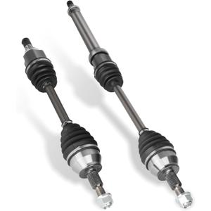 Front left & Right CV Axle Shaft Assembly 2.0L Fits for Ford Focus 2012-2018, Automatic Dual Clutch Only, Replace for 66-2334, 66-2305, 1 Pair of CV Axle Shaft Assembly