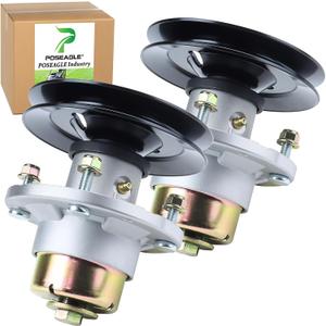 2 Pack AM144608 Spindle Assembly with UC26511 Spindle Pulley Replaces John Deere AM144608 Spindle kit, M151720 for John Deere Z315E, Z320M, Z320R, Z335E, Z335M, Z345M Lawn Mowers