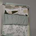 Yoofoss Bassinet Sheets for Baby,3-Pack Fitted Bassinet Sheets Set Compatible with Halo Bassinest Swivel Sleeper,Baby Delight,Angelbliss,Soft Breathable Bassinet Mattress Sheets(Green+Leaf)