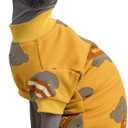 Limited Edition Sphynx Cat T-Shirts Elastic Hairless Cat Sweatshirt Pet Kitten Clothes Round Collar Kitten Shirts Vest Cats & Small Dogs Apparel (Bear, XL (10-12 lbs))