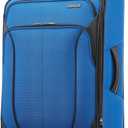 American Tourister 4 KIX 2.0 Expandable Softside Luggage with Spinner Wheels, 24 SPINNER, CLASSIC BLUE
