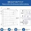 WD28X31819 WD28X10284 Lower Dishwasher Rack Replacement Compatible With GE Kenmore Dishwasher Rack Assembly ADW1100N10WW Replaces WD28M65 WD28X10001 WD28X10054 WD28X10213 WD28X10335 WD28X305