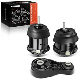 A-Premium 2PCS Engine Motor Mount and Torque Strut Mount Set Compatible with Chevrolet Traverse & GMC Acadia & Buick Enclave 2009-2017 & Saturn Outlook 2009-2010, V6 3.6L, Replace# 25840452, 25840458
