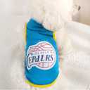 Cat Outfit Dog Sleeveless Mesh Tank Top Summer Cooling Quick Dry Shirts Cute Dogs Soft Basketball Vest Puppy Breathable Sportswear X-Large (Blue)