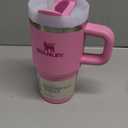 STANLEY Quencher H2.0 Tumbler with Handle and Straw 20 oz | Flowstate 3-Position Lid | Cup Holder Compatible for Travel | Insulated Stainless Steel Cup | BPA-Free | Peony