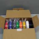 AMOLEN Silk PLA 3D Printer Filament Bundle, Shiny Dual Color Filament 1.75mm Pack, Multi Color Change 3D Printing Filament for Most FDM 3D Printer, 4 Spools 200g Each (200*4-dual Red Gold/Red Green/Red Blue/Blue Green)