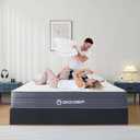Full Size Mattress, 12 Inch Hybrid Memory Foam Mattress in a Box with Independent Spring, Soft and Pressure Relief, CertiPUR-US Certified
