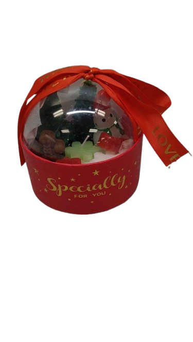 Christmas Snowman Candle