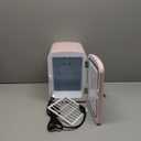 Frigidaire Retro Mini Compact Beverage Cooler, Great for Keeping Office Lunch Cool! (Built-in Bluetooth Speaker) (Pink)