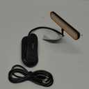 Gritin Rechargeable Book Light for Reading in Bed with 19 LED &Memory Function-Eye Caring 3 Color Temperatures,5 Brightness Levels,80 Hrs Runtime Flexible Goose Neck Clip on Light for Book Lovers (Black)