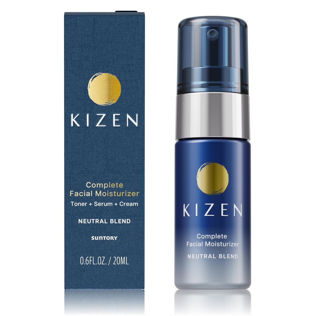 SUNTORY WELLNESS All-in-One | Face Moisturizer for Men | Anti Aging Face Cream for Men with Oak Extract | Anti Wrinkle Cream & Facial Moisturizer (Neutral Blend, 0.68 fl oz / 20ml)