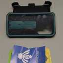 FNTCASE for Samsung Galaxy S25-FE Case: with [Built-in Screen Protector & Kickstand] [Military-Grade Drop Protection] Heavy Duty Protective Full Body Shockproof Rugged Sturdy TPU Phone Cover Green