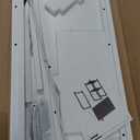 Pamray 32 Inch Small Computer Desk with Shelves, Home Office Desk with Headphone Hook for Bedroom, Study Writing PC Table for Small Spaces, White