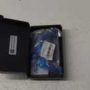 eXtremeRate Clear Blue Decorative Trim Shell Compatible with p s 5 Controller, DIY Replacement Clip Shell, Custom Plates Cover Compatible with p s 5 Controller with Accent Rings