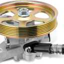 21-5193 Power Steering Pump with Pulley Compatible with Honda Ridgeline RT RTL RTS 2006-2011, RTX 2007-2008 V6 3.5L, Power Assist Pump Replace # 215193, 56110-RJE-A01, 56110-RJE-A02