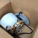 Retro Electric Kettle, 1.7L Stainless Steel Tea Kettle with Large Temperature Gauge, 1500W Fast Heating Hot Water Boiler with LED Indicator, Auto Shut-off & Boil-Dry Protection-Reteo White