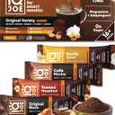 IQJOE Mushroom Coffee Packets - Variety Pack | 16 Stick Packs | Lion's Mane, Magnesium L-Threonate, Adaptogens | Instant Coffee for Jitter-Free Focus, Clarity & Energy | Keto, Vegan, Zero Sugar, Best By 02/29/28