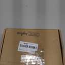 Alien Birthday Party Decorations Door Curtain with Foil Fringe Tinsel Spacecraft Flying Saucer Spaceship Hanging Banner for Alien Halloween Party(Golden Blue) 2 Packs