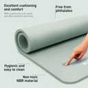 MSPORTS Yoga Mat Premium Non Slip Thick Extra Comfortable Exercise Mat for Home Workouts, Pilates, Stretching & Gym Cushioned NBR Foam, Gym Mat with Strap, for Women & Men