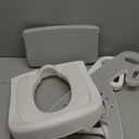 Potty Training Toilet Seat, Stable Potty Training Seat with Step Stool, 2 in 1 Toddler Toilet Seat with Steps for Kids Boys Girls, Toddler Potty Seat with Ladder, Splash Guard, Anti-Slip Pads (Gray)