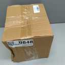 White Bridal Bouquet for Bride, 9Inch Ivory Wedding Bouquets for Bride, Artificial Roses Flowers Wedding Decoration
