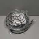 Auledio Iron 2-Tier Countertop Fruit Vegetables Basket Bowl Storage With Banana Hanger, Black, 64 ounces