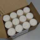 Stonebriar 48 Count White Unscented 6 to 7 Hour Extended Burn Time Clear Cup Tea Light Candles