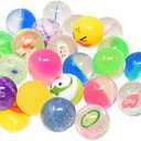 Kiddie Play  Bouncy Balls for Kids Party Favors | Bouncy Ball 27mm | Superball Small Rubber Balls for Kids