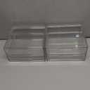 STORi Chloe Space-Saving Clear Drawer Organizer (4 Wide Drawers) Sort Office, Kitchen, Beauty Supplies, Makeup, Pens, Jewelry, Stationary, Made in USA