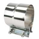 TIROL 2.75 inch Exhaust Clamp, 2 3/4 Exhaust Clamp Stainless Steel Narrow Band Muffler Clamp for 2.75" OD Exhaust Pipe, Muffler Pipe