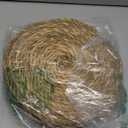 Round Woven Placemats 12 inch Set of 10 - Boho Rattan Placemats Natural Water Hyacinth Placemat, Farmhouse Weave Place Mats, Rustic Braided Wicker Table Mats for Dining Table,Home,Wedding