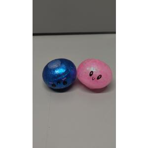 Glitter Dumpling Squishy Toy Dumpling Stress Ball with Steamer Case, Stress Relief, 2 pack