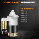 New Starter Compatible for Toyota for Matrix 1.8L 2003-2008 for Toyota for Corolla 1.8L 2003-2008, 0.6kW/12 Volt Starter 336-1768 17841