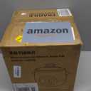 Electric Stew Pot, Ceramic Soup Porridge Cooker, Slow Cookers with Lid, 1L, White