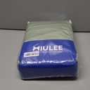 MIULEE Sage Green Polyester Curtains 96 inches 2 Panels - Pinch Pleated Luxury Room Darkening Window Drapes for Bedroom Living Room Blackout Thermal Insulated Super Soft, Back Tab Rod Pocket W52 x L96