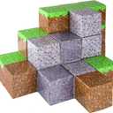 MinFyberd 24 Pcs Small Pixel Gift Boxes Pixel Favor Treat Box Video Game Goodie Paper Boxes Gaming Party Supplies for Boys Girls Kids Teenagers Gamers Birthday Party Decorations