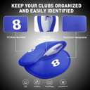 Golf Club Covers Set Neoprene Protector for Irons Value 12 Pack, Headcover Number Universal Head Cover Fit Main Irons Clubs Accessories for Women Men