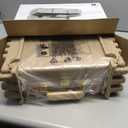 Vintage Bluetooth Record Player, 3-Speed Portable Turntable with Built-in Bass Stereo Speakers, Belt-Driven Vinyl Phonograph, Support AUX-in, RCA Line Out & Headphone Jack  Gold