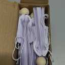 Huwena 72 Pcs Christmas Angel Craft Kit 48 Wood 3D Angel Cutouts with 24 Colored Markers Wooden Unfinished Slices to Paint for Xmas Winter DIY Handmade Tiered Tray Decor