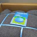 Yankee Pool Liner Pad, 18 x 33 Ft Oval Puncture Proof Pool Mat, Above Ground Pool Liner Protector Against Tearing, Grass, Under Pool Pad to Prolong Swimming Pool Liner Life