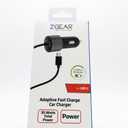 Z GEAR Adaptive Fast Charge Car Charger, 30 Watts Total Power, For USB C