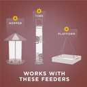 Audubon Park Sunflower Hearts & Chips Wild Bird Food, No Mess Sunflower Seeds for Birds, 5-Pound Bag