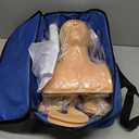 LVCHEN Intubation Manikin Teaching Model, 110V Adult Airway Management Trainer Tracheal Intubation Training Simulator Model, Science Lab Education Training