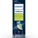 Philips Sonicare W DiamondClean - Genuine Replacement Electric Toothbrush Heads, Black, 3 Pack, HX6063/95